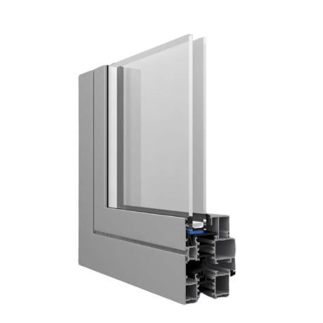 Profil aluminium Aliplast Futural à 3 chambres