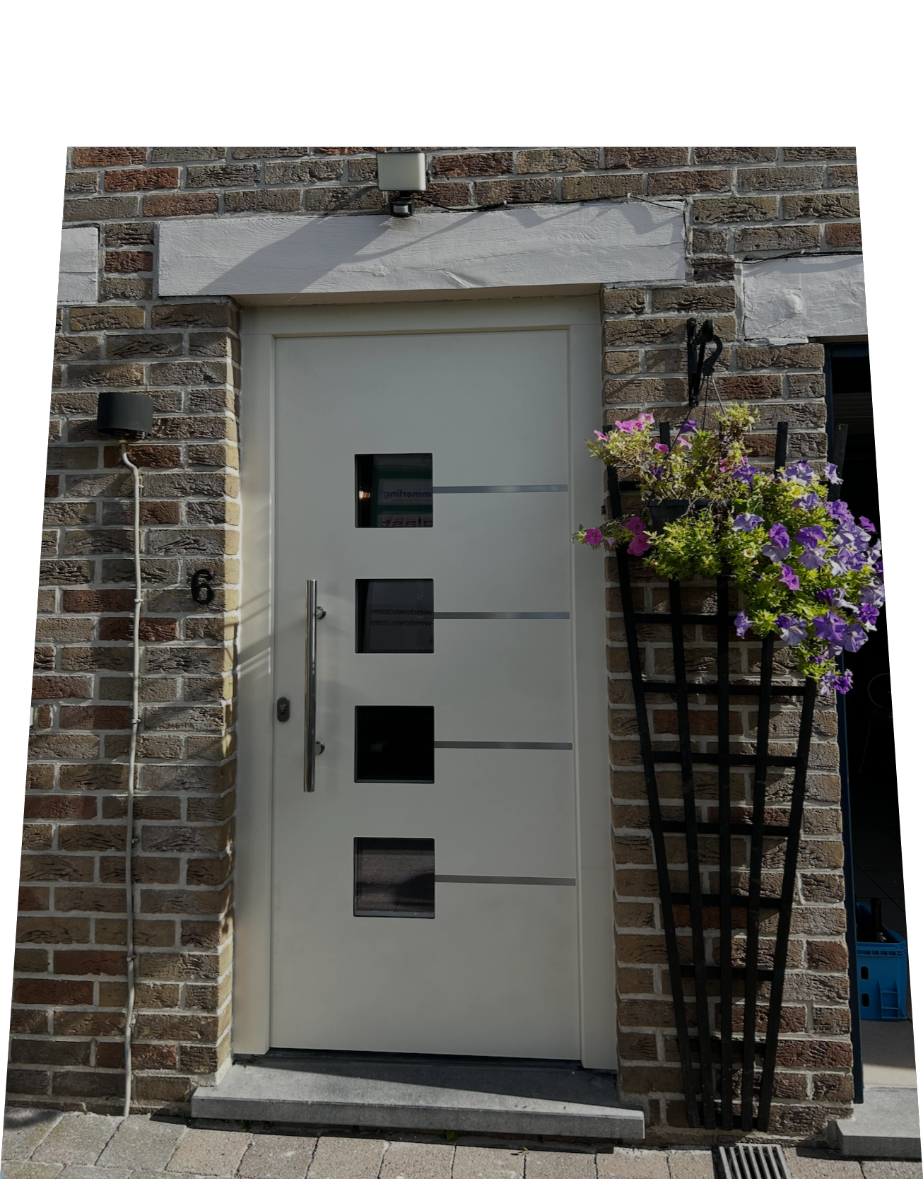 Porte d’entrée PVC moderne