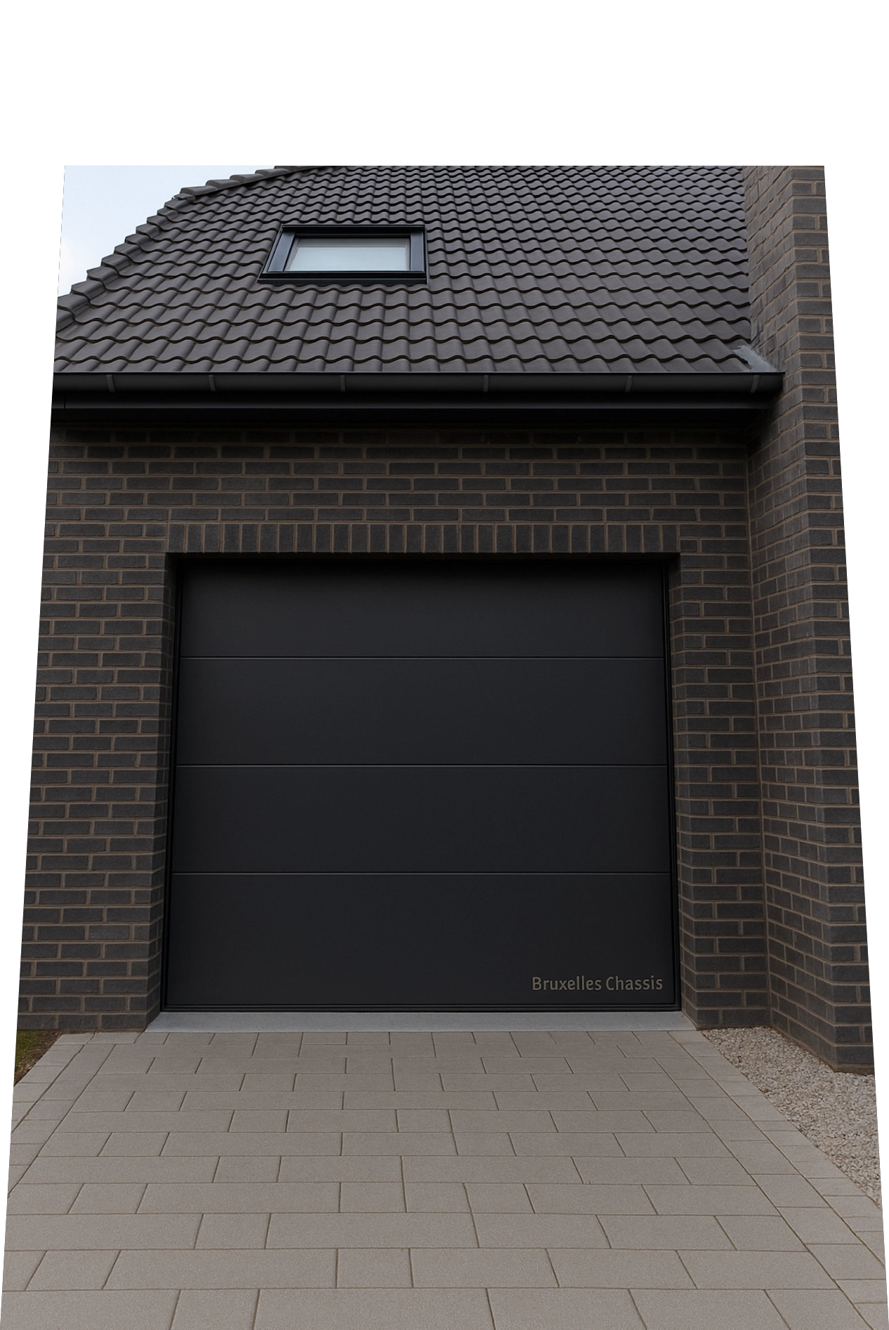 Porte de garage sectionnelle isolante conforme PEB 2026