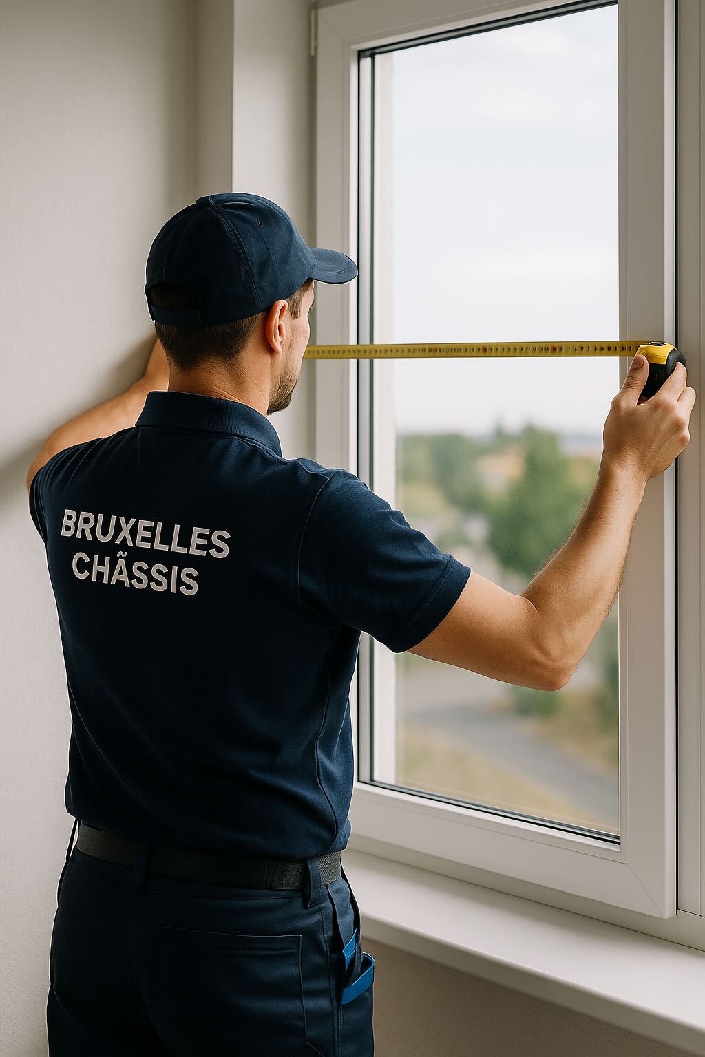 Prise de mesure pour châssis à Bruxelles